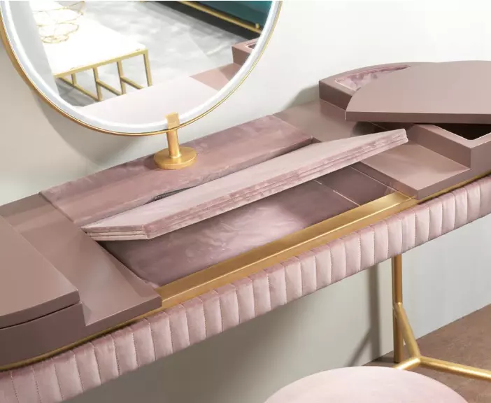 Coiffeuse complète  avec miroir et éclairage LED
