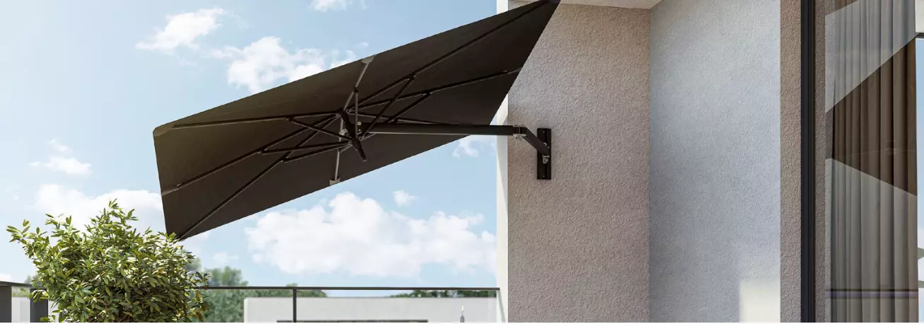 Parasol articulé à fixation murale(PARAF UX)